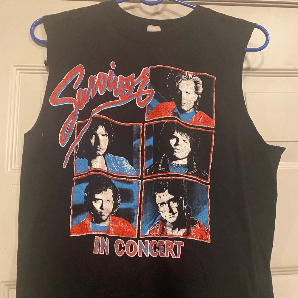 Vintage Custom Survivor In Concert On Tour Dead Stock Parking Lot Tour Tee
